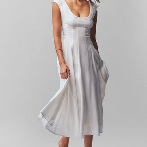 Danielle Guizio White Leila Dress XXS READ DESCRIPTION